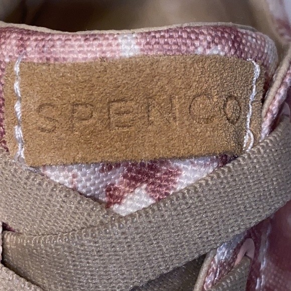 Spenco Malibu 21 Sneaker Canvas Orthotic shoe pink Tie-Dye Slip On size 8.5 - Picture 11 of 15